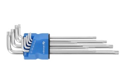 Klucze torx S2, 9 szt. extra długie, HT1W831, Högert
